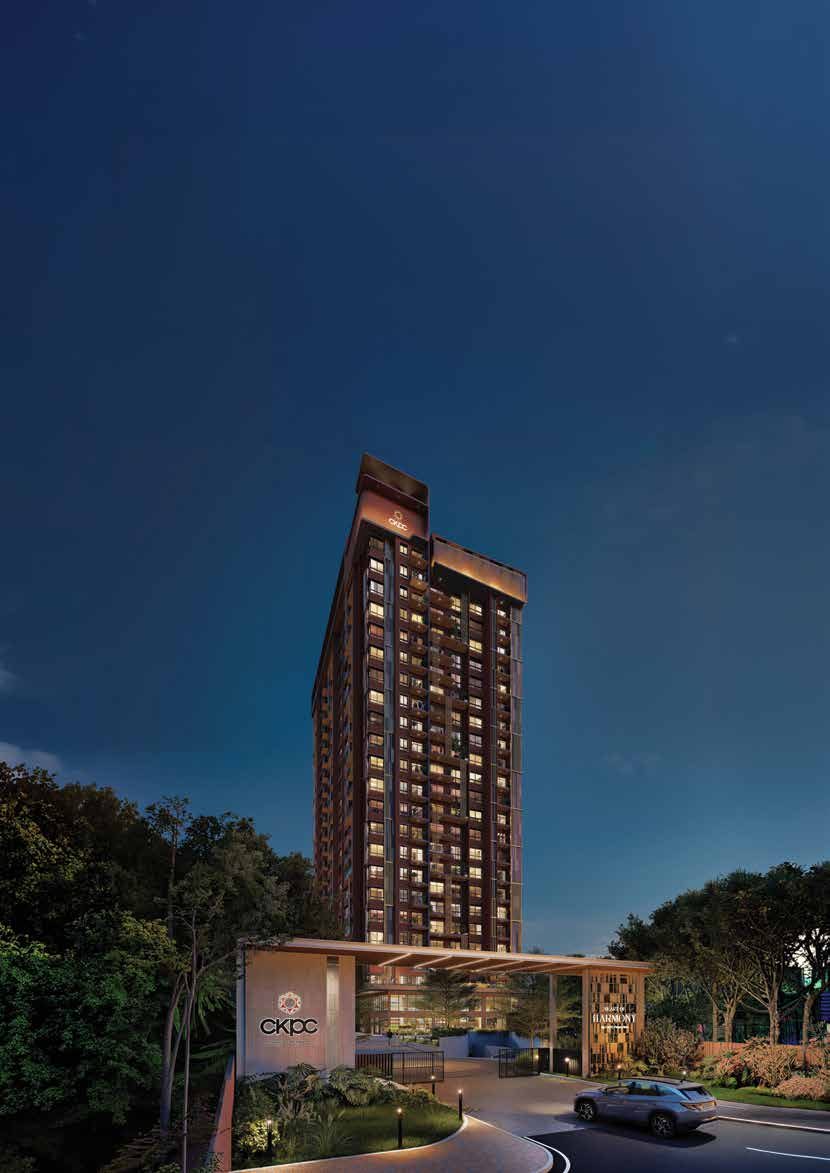Heart of Harmony by CKPC Kudlu Gate Bangalore – Premium 3 BHK 4 BHK Apartments Night View Hosur Road